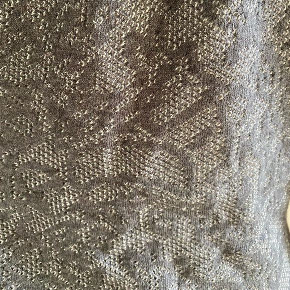 Ballet neck jacquard pattern pullover sweater - Picture 4 of 5